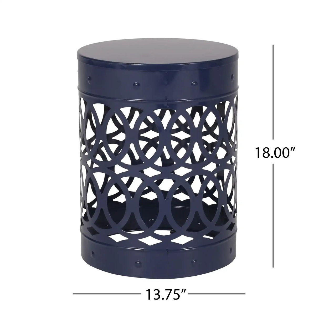 Outdoor Metal Large End Table, Modern Design - Best Buy Furniture