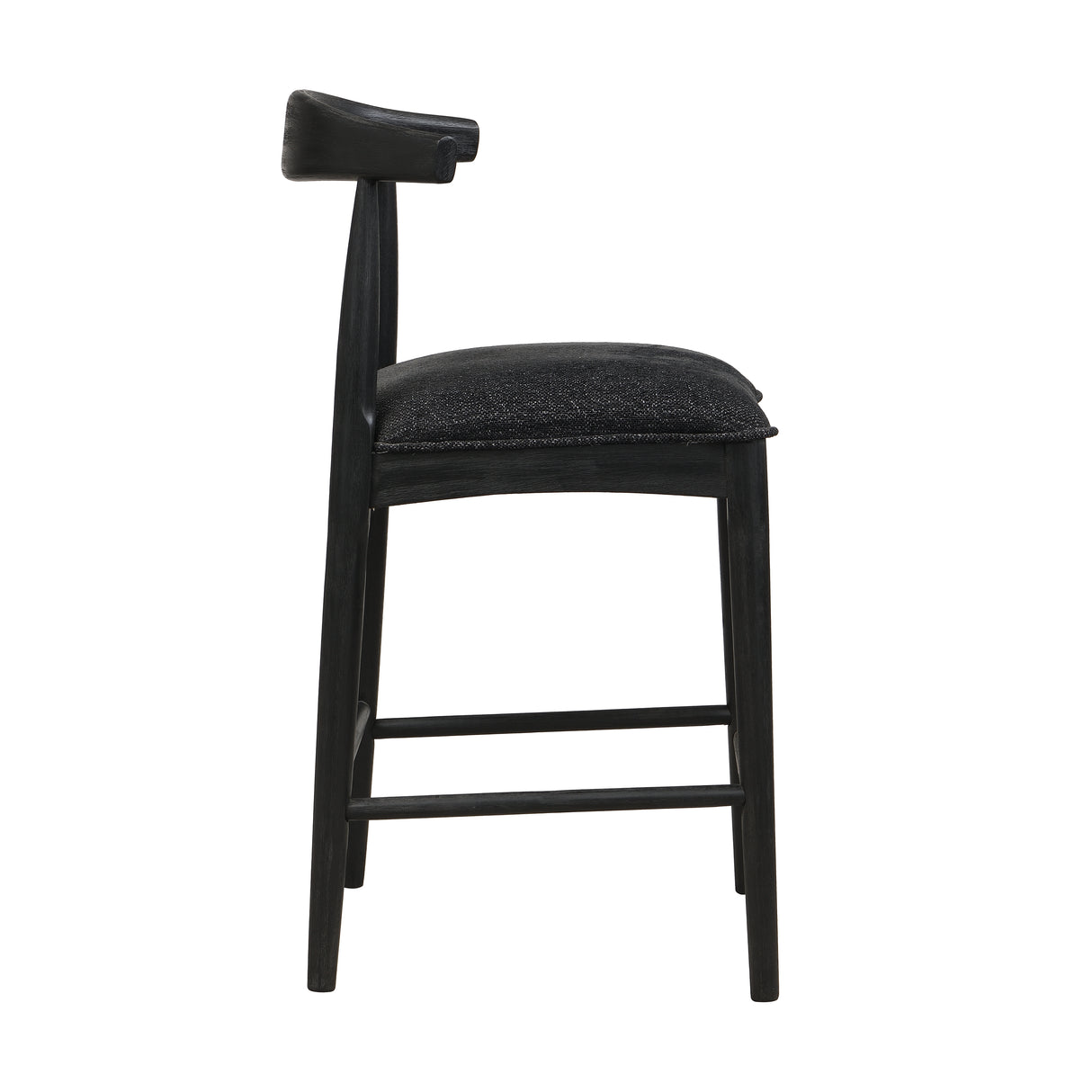 Counter Stool in Fabric Upholstery