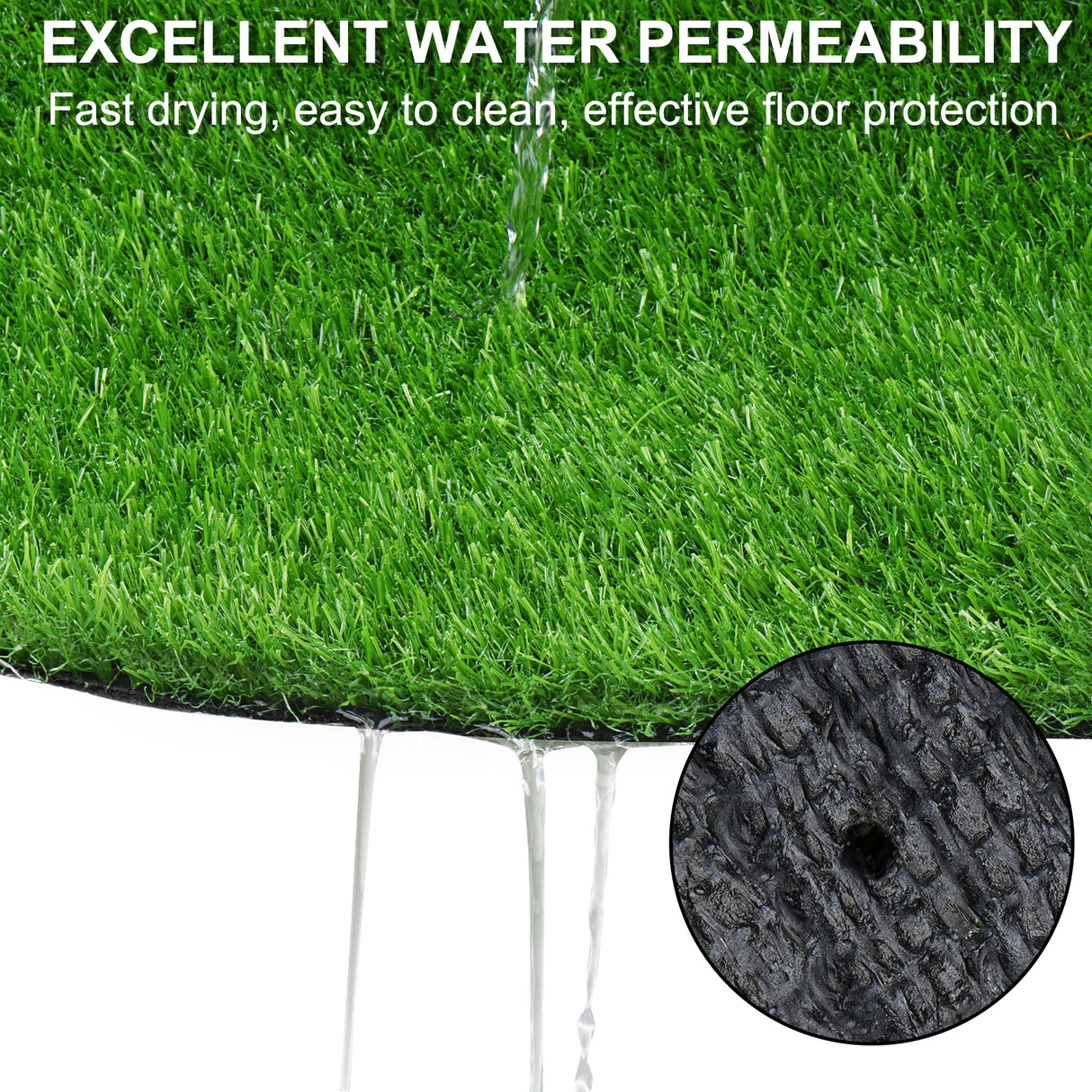 6FTX10FT Outdoor Artificial Grass Runner Rug