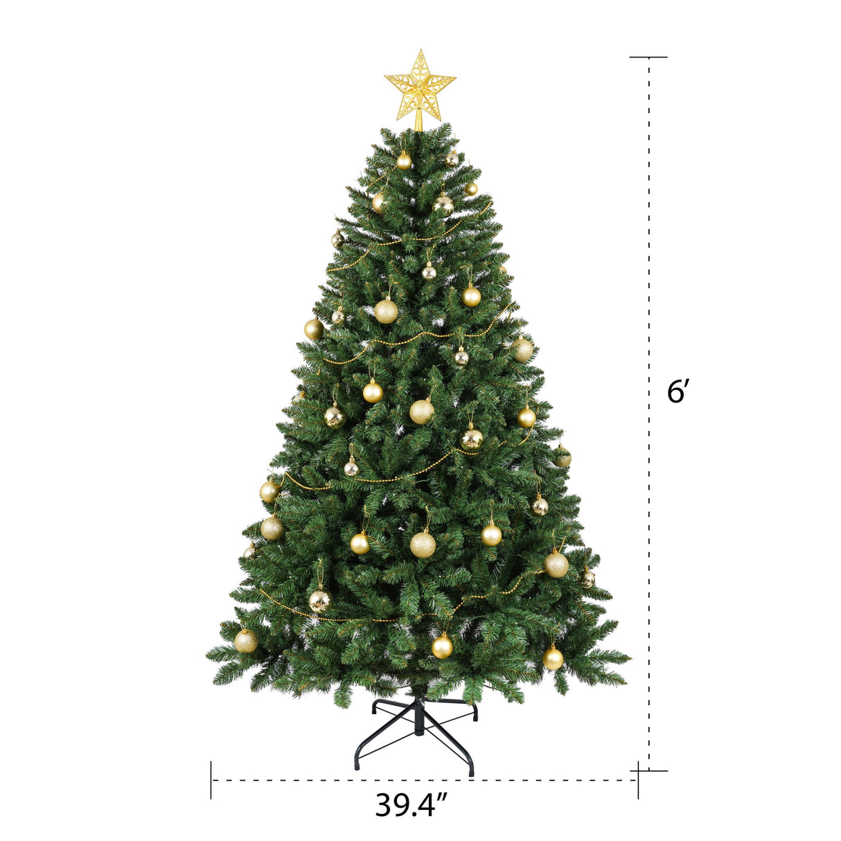 Christmas Tree With Warm Leds