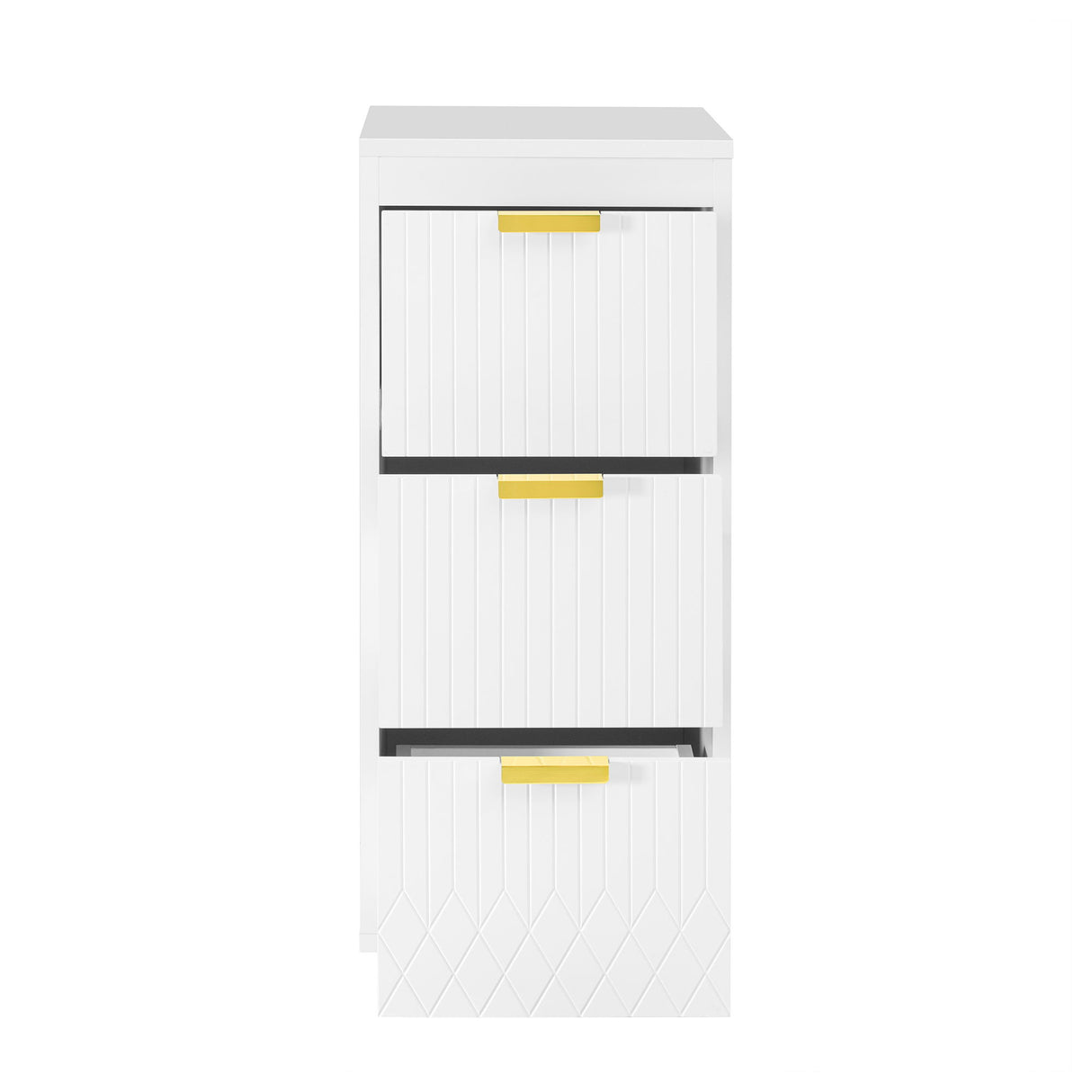 Modern Wall Mounted Floating Cabinet With Drawers For Bathroom