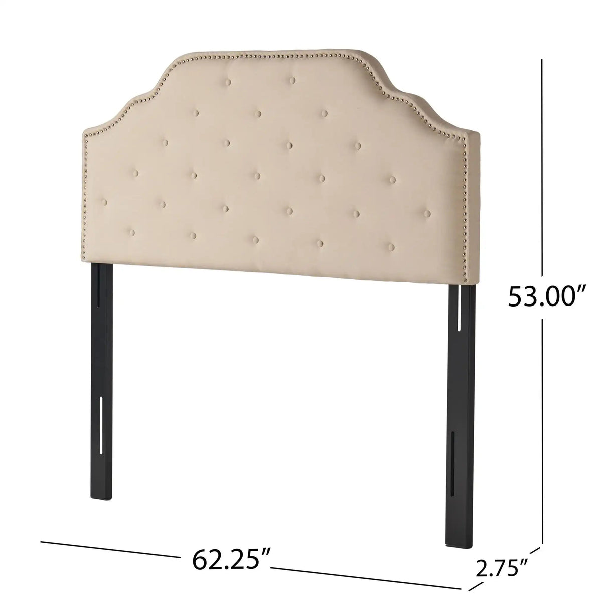 Luella - Button Tufted Upholstered Headboard - Best Buy Furniture
