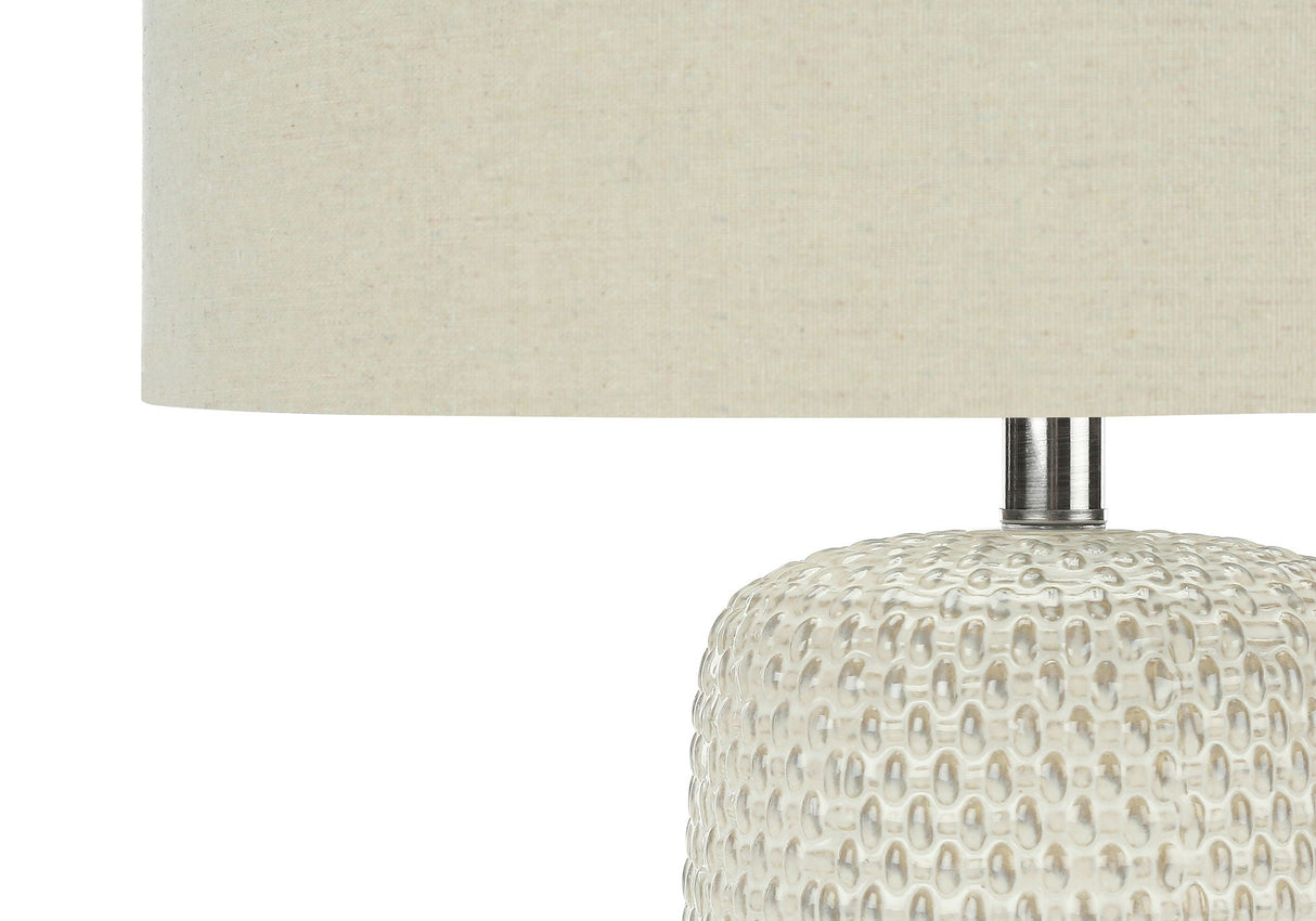 Contemporary Lighting, Table Lamp, Ceramic, Resin - Cream - Best Buy Furniture
