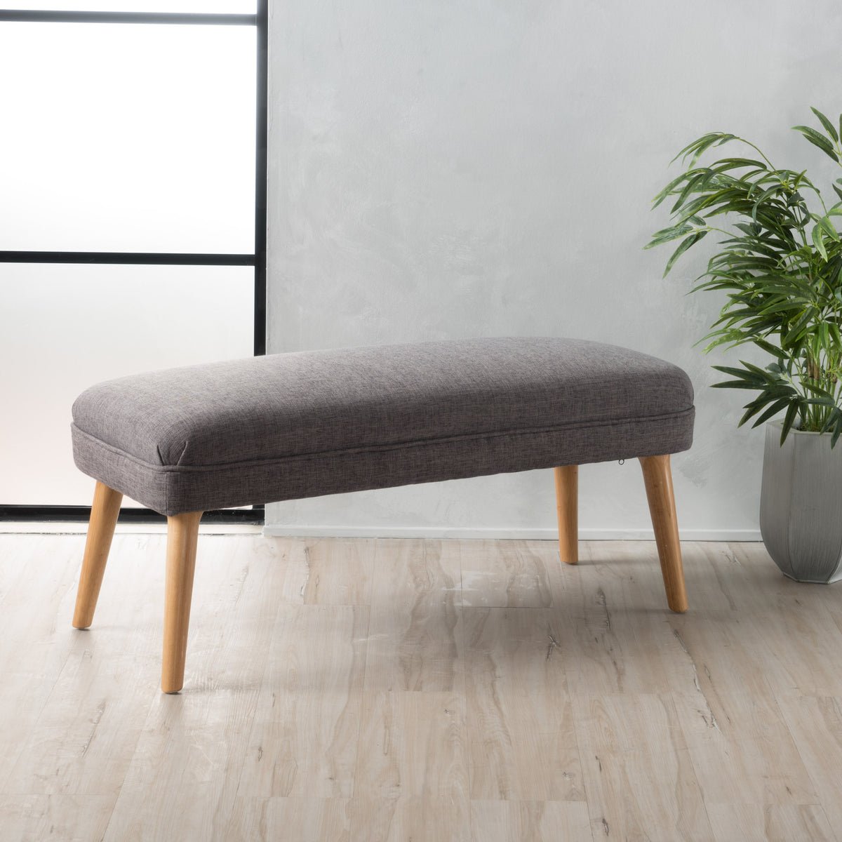 38 Inch Wide Rectangle Ottoman Bench Footstool