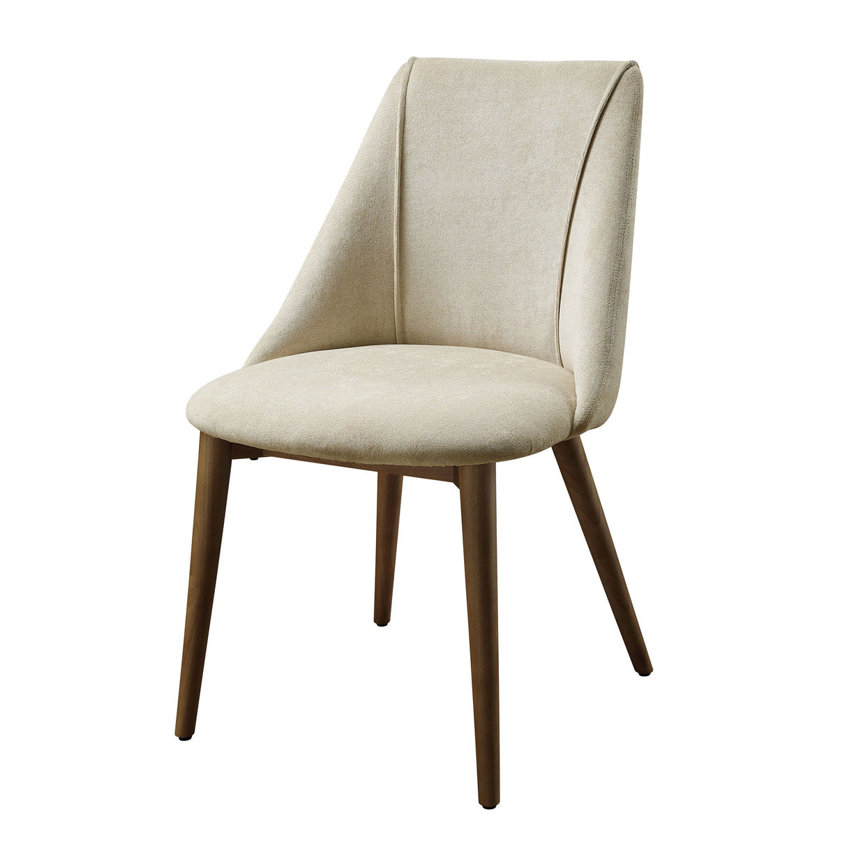 Willene - Polished Microfiber Side Chair (Set of 2) - Beige - Best Buy Furniture