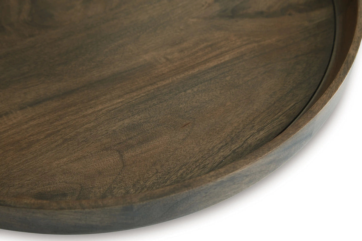 Webbworth - Tray - Gray Brown - Best Buy Furniture