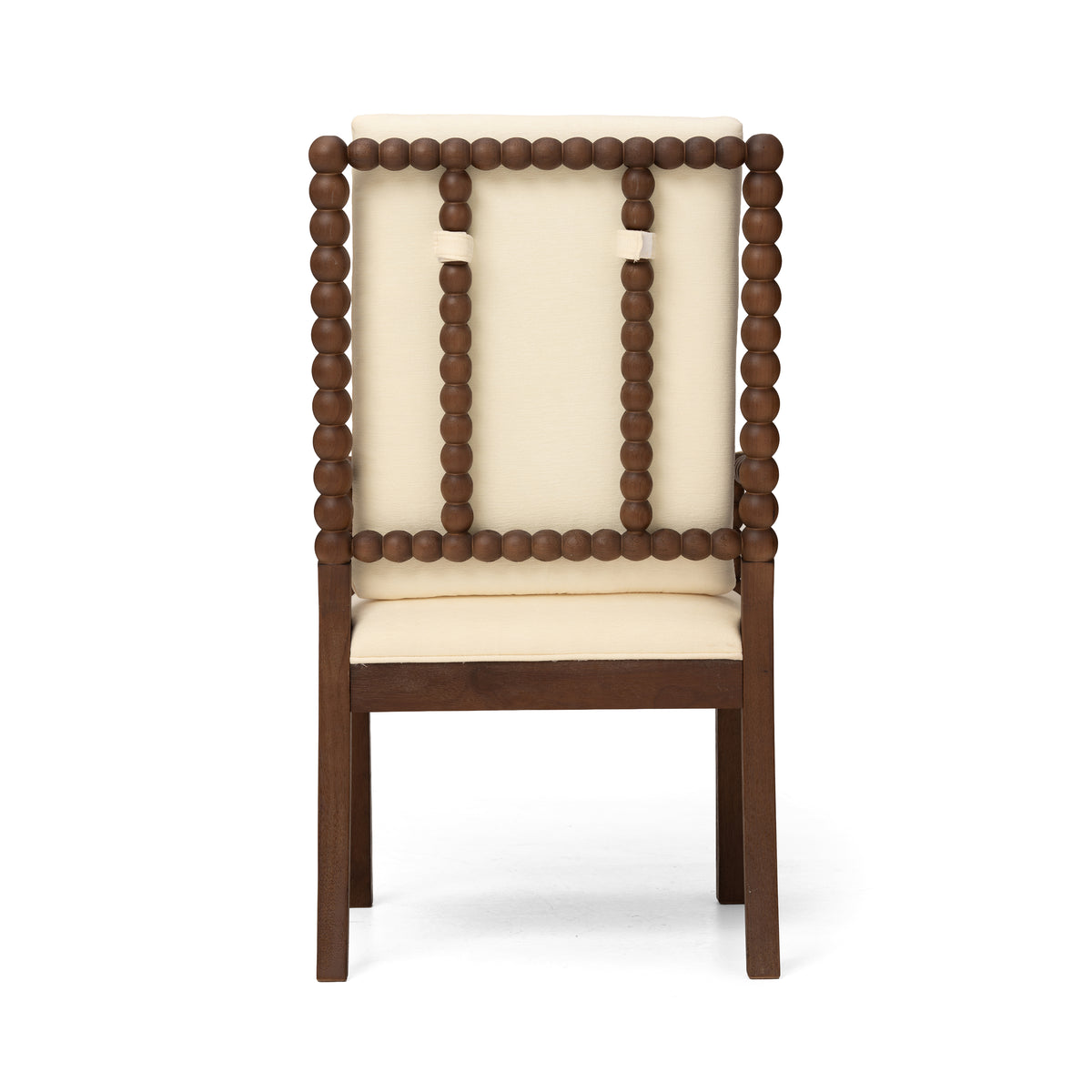 Set of 2 Rubber Wood Dining Chairs