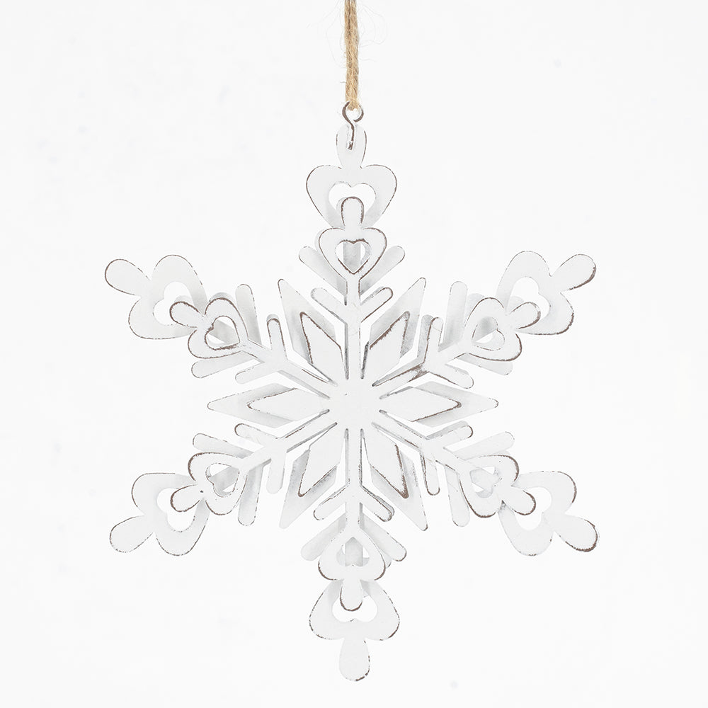 Iron Snowflake Hanger - Set of 6
