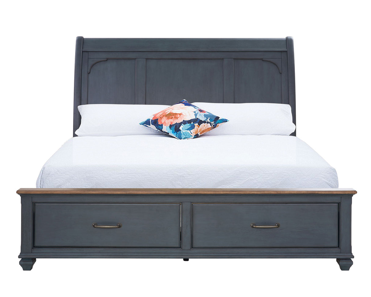 Sleigh Bed & USB Ports