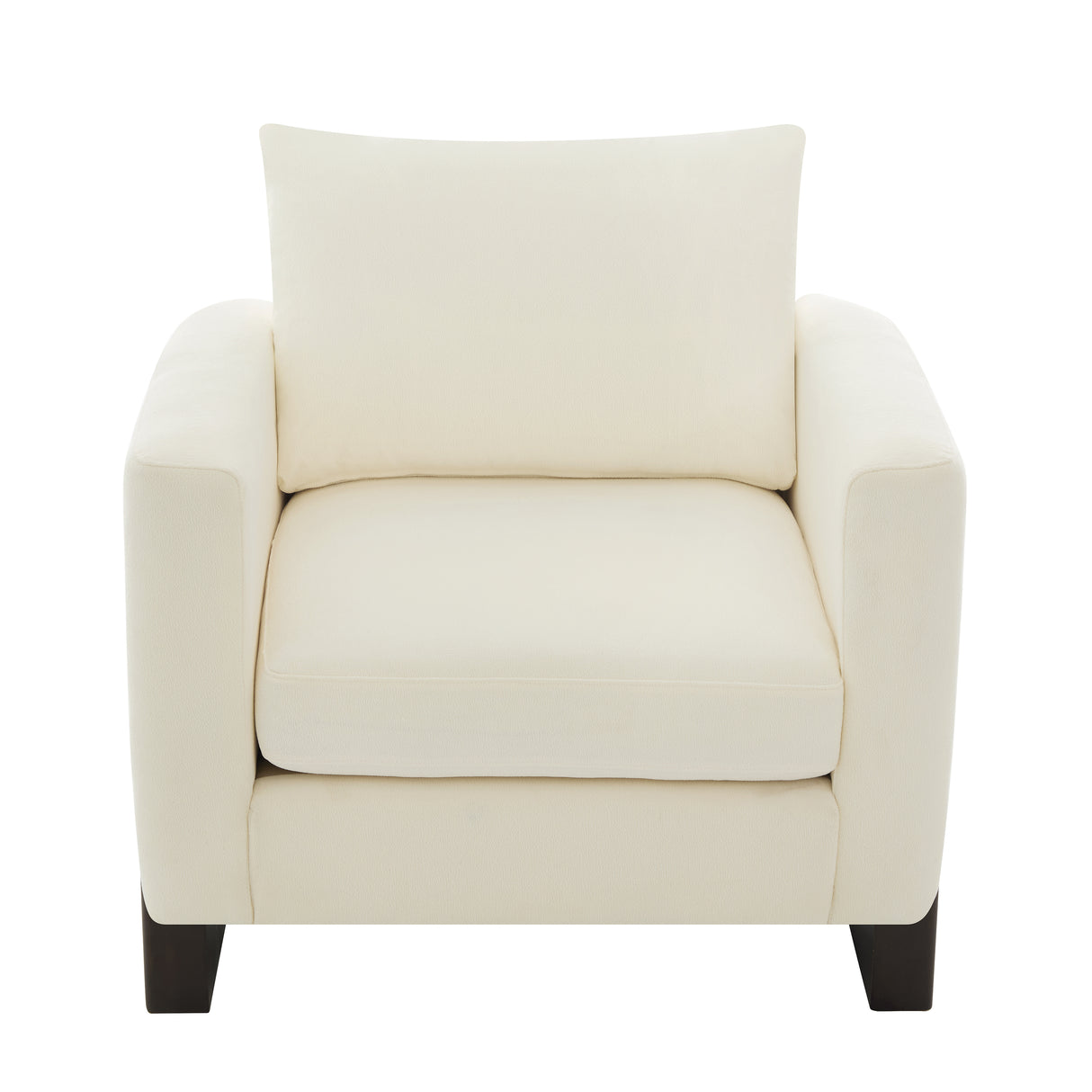 Modern Accent Chair Stylish Club Chair Armchair with Rubberwood Legs for Living Room, Bedroom, or Office