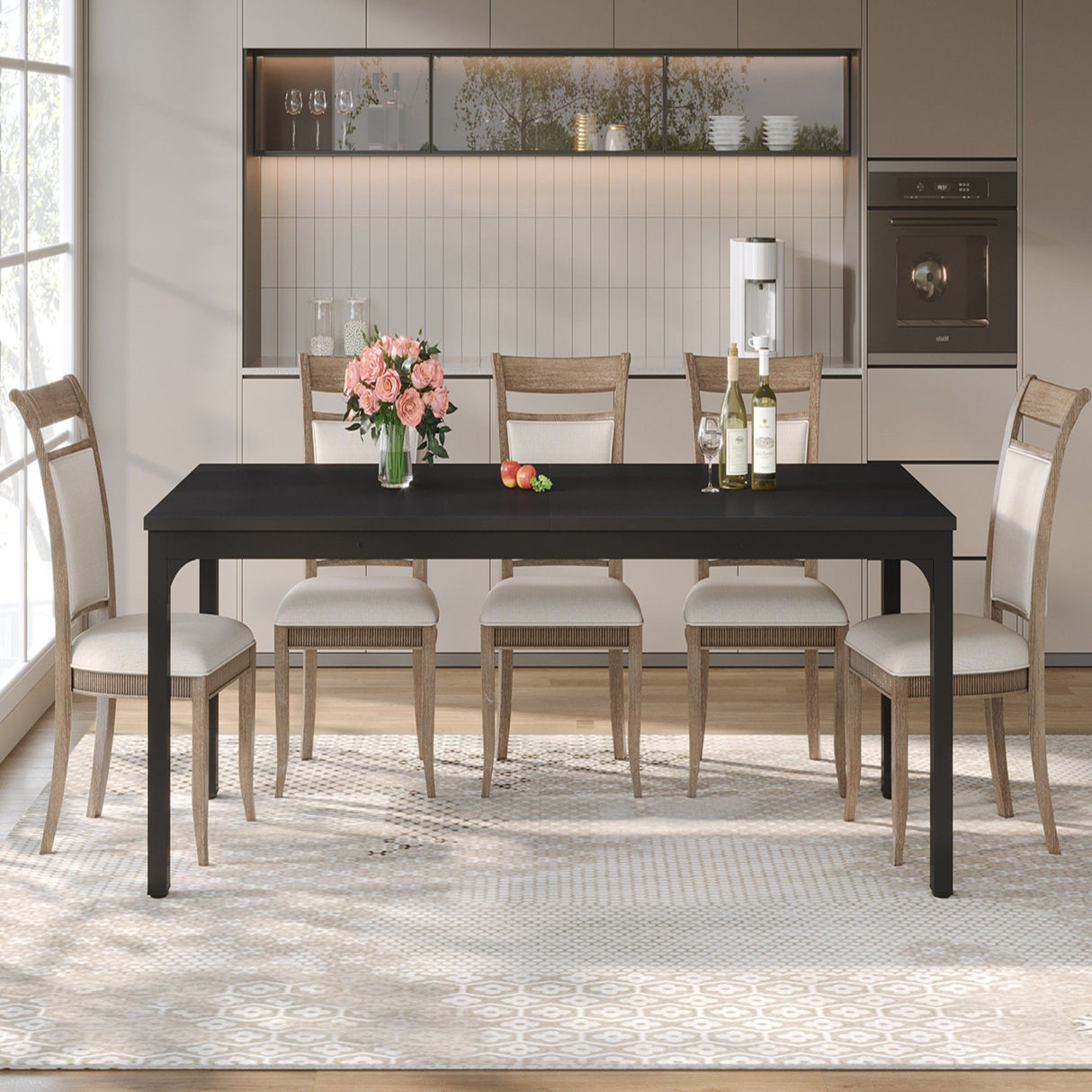 Rectangle Dining Table For 6 - 8 People