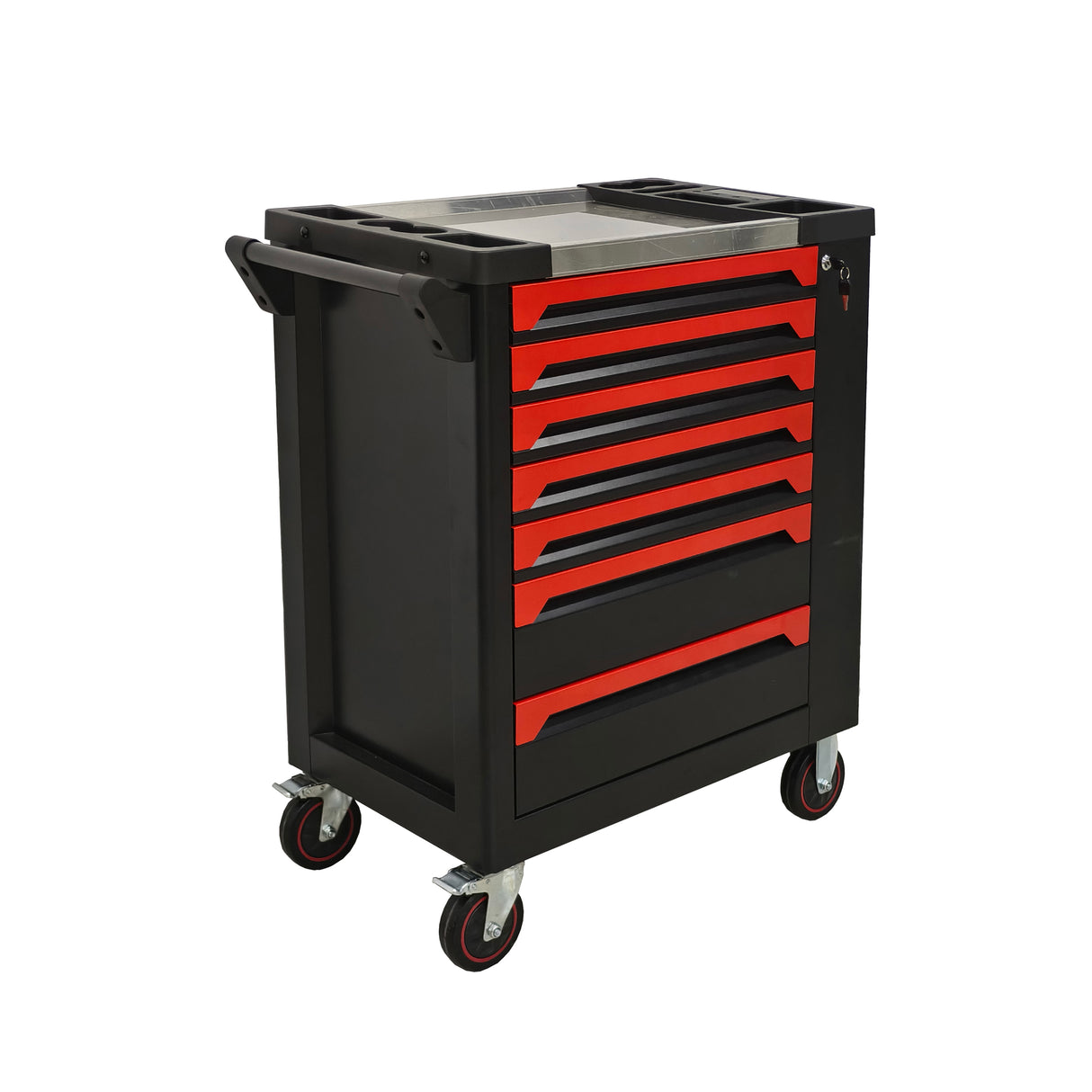 7 Drawer SPCC Rolling Tool Chest with 258-Piece Complete Tool Set