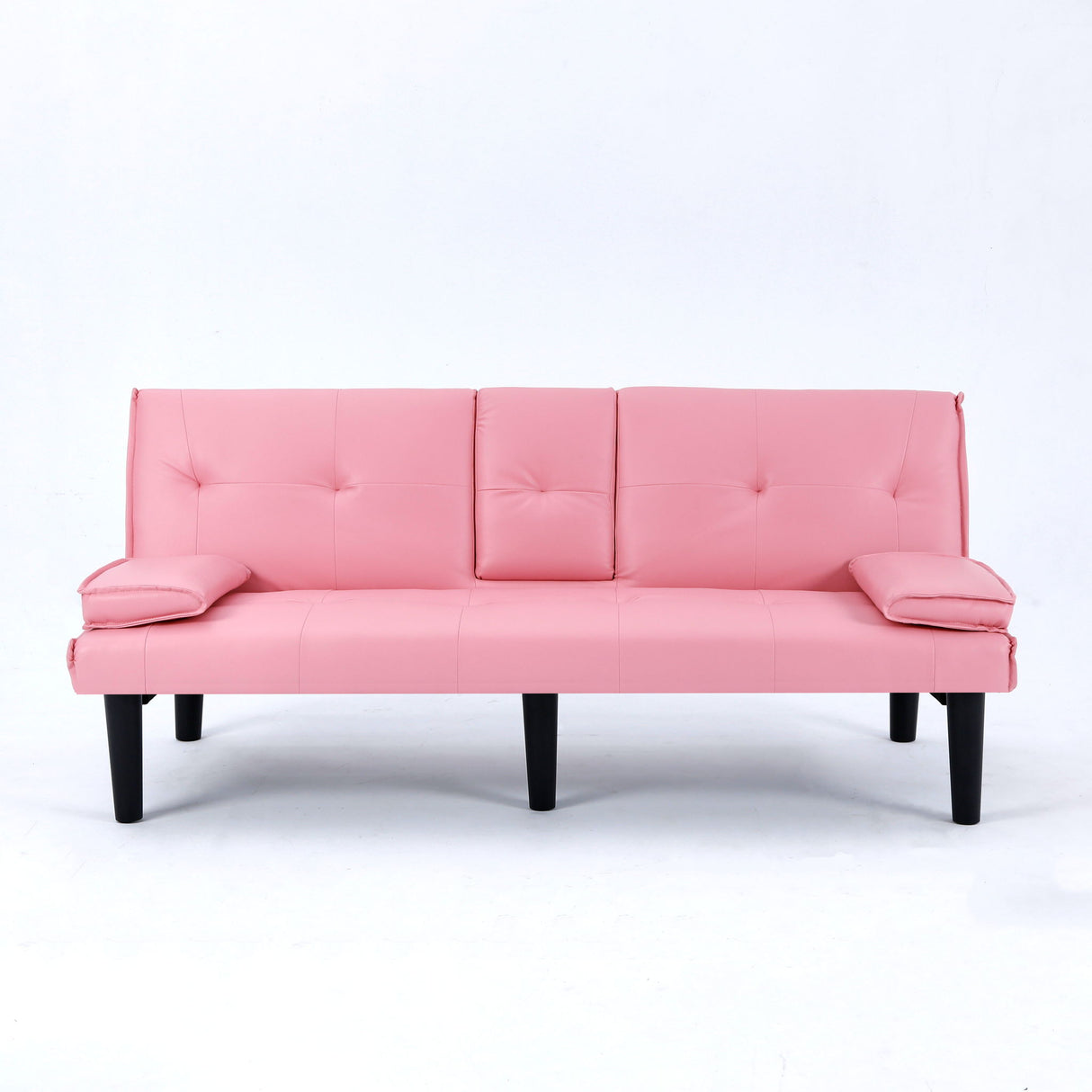 Sofa Bed With Foldable Design And Cup Holder