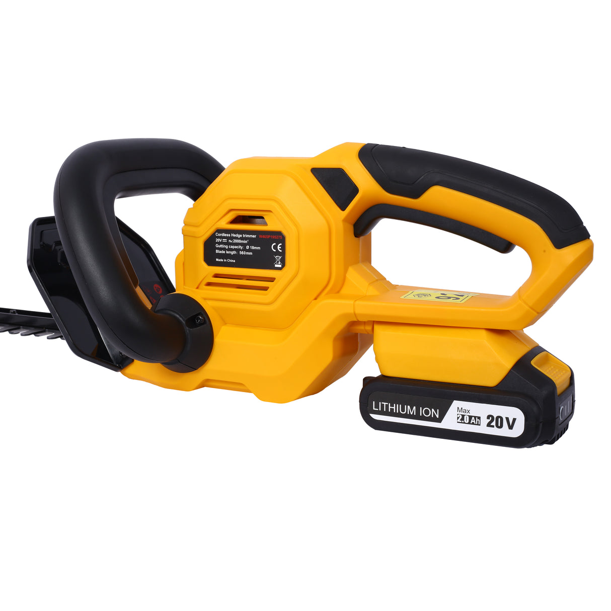 20V Cordless Hedge Trimmer, 22 Inch Steel Blade