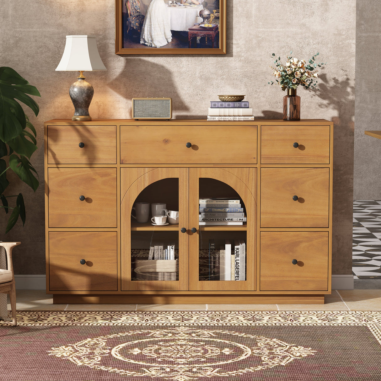 Cabinet-with-storage-for-living-and-dining-room-entrance-Buffets-&-Sideboards