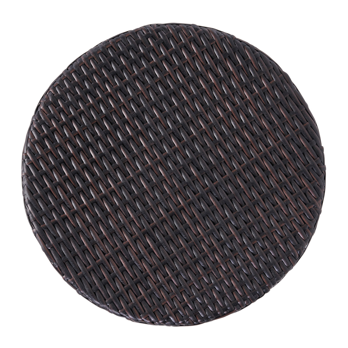 Kingstown RD Barrel Side Table, Outdoor Wicker End Table
