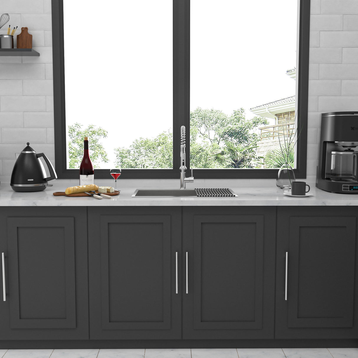 Stainless Steel Drop In Kitchen Sink, Topmount
