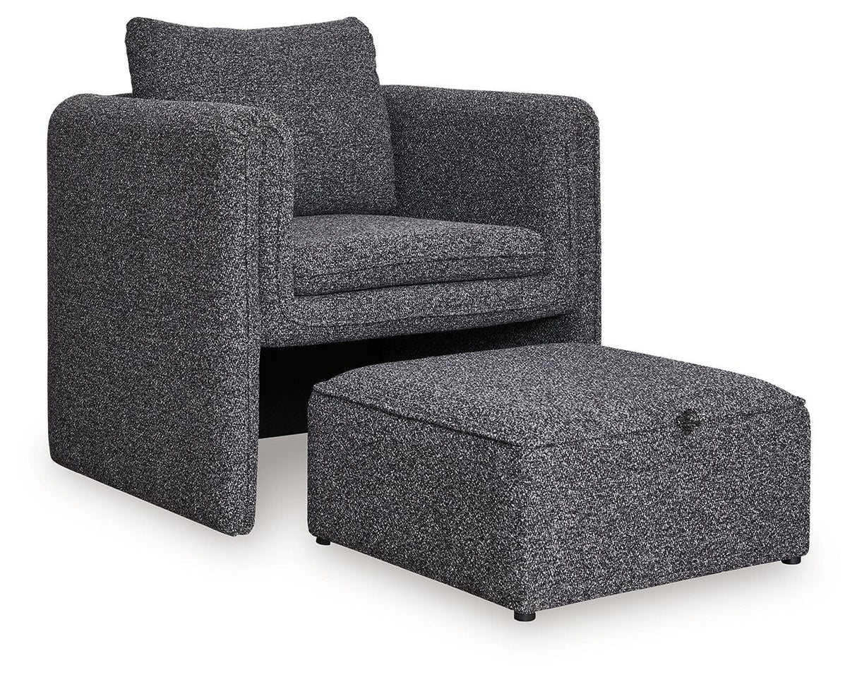Vreni - Accent Chair - Charcoal / Black - Best Buy Furniture