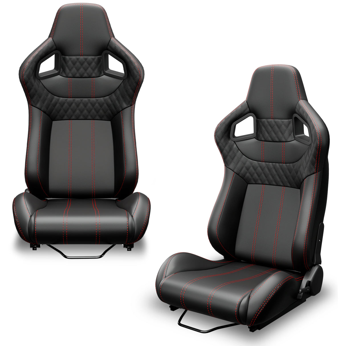 2PC Universal Bucket Racing Seats