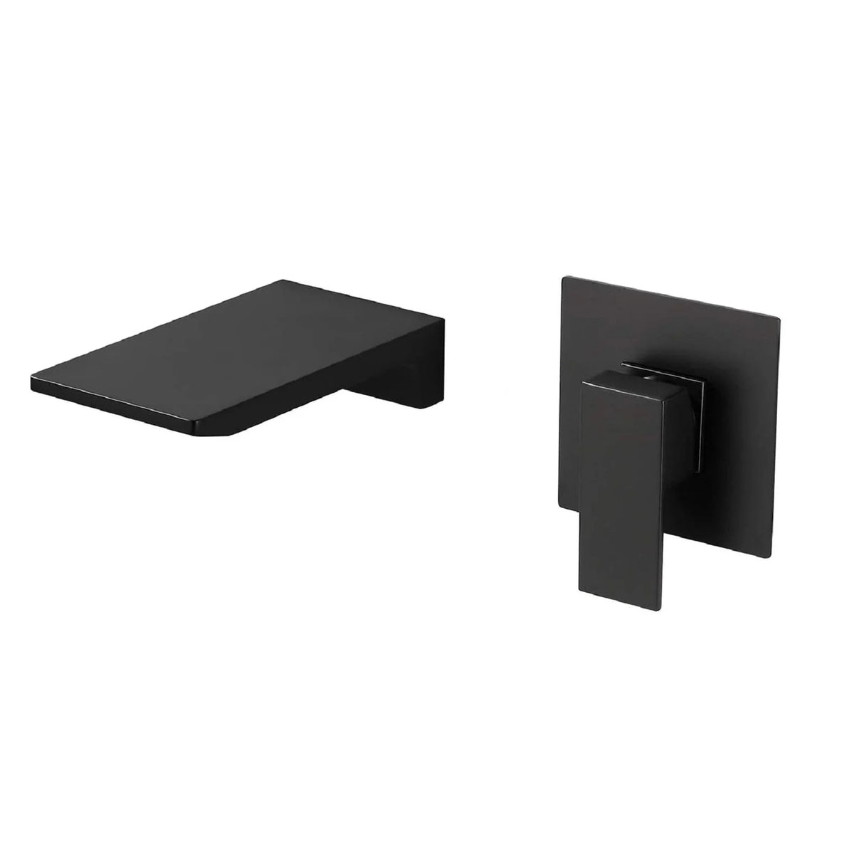 Single Handle Wall Mount Waterfall Bathroom Sink Faucet