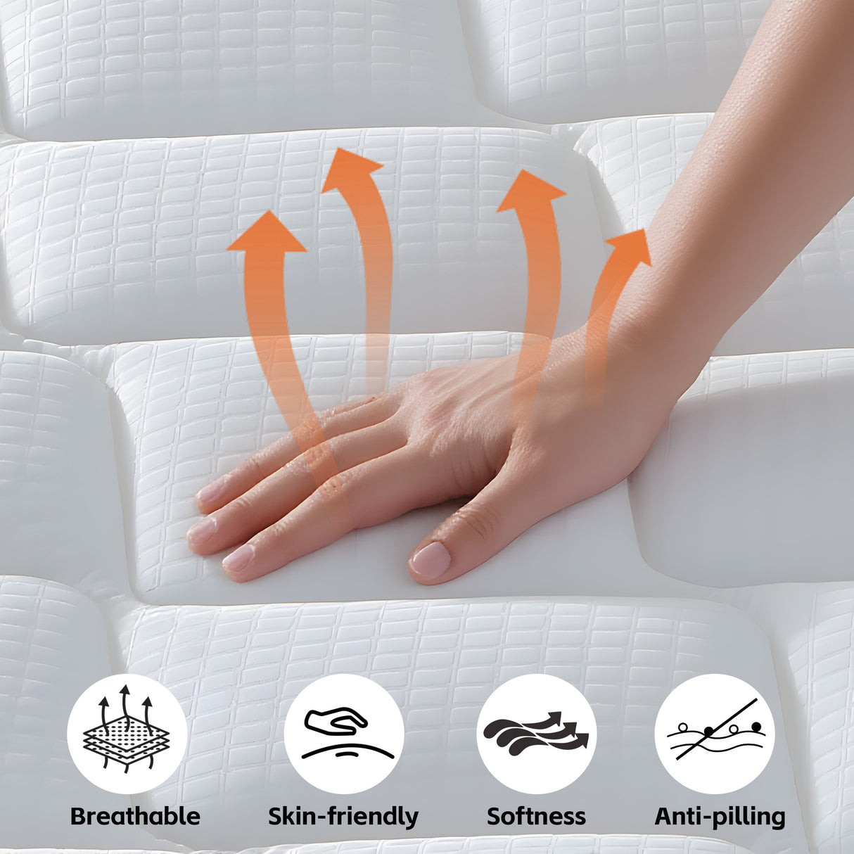 12" Certified Hybrid Memory Foam Pocket Spring Mattress