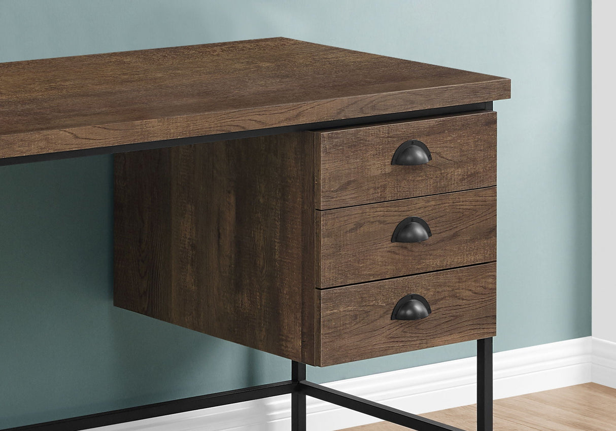 Computer Desk For Home Office, Laptop, 3 Storage Drawers, Contemporary & Moder - Best Buy Furniture