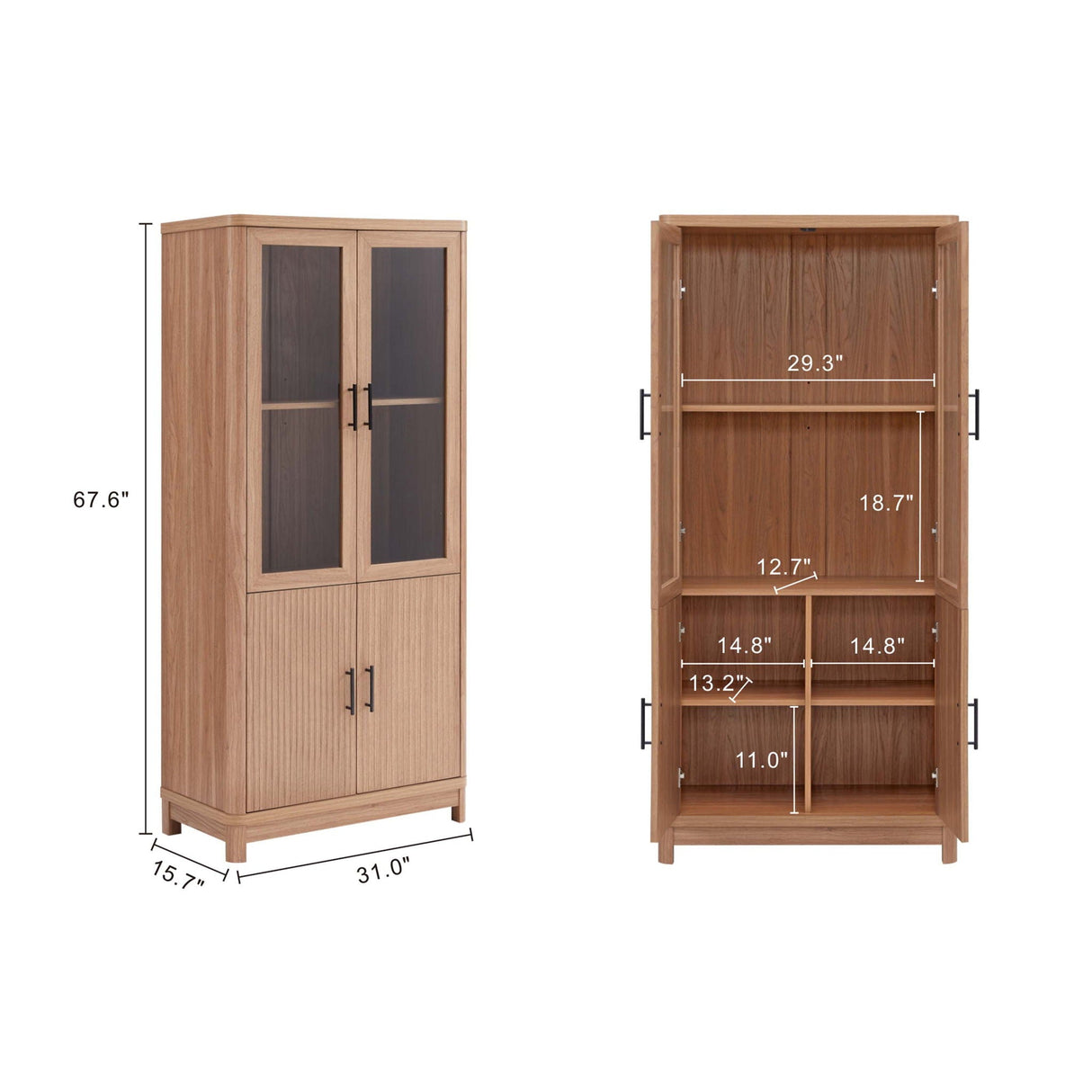 Jodie - Bookcase Cabinet