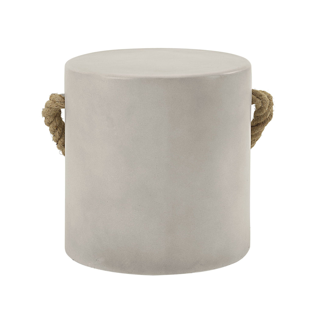 Gene - Fiber Concrete Accent Table - Gray - Best Buy Furniture