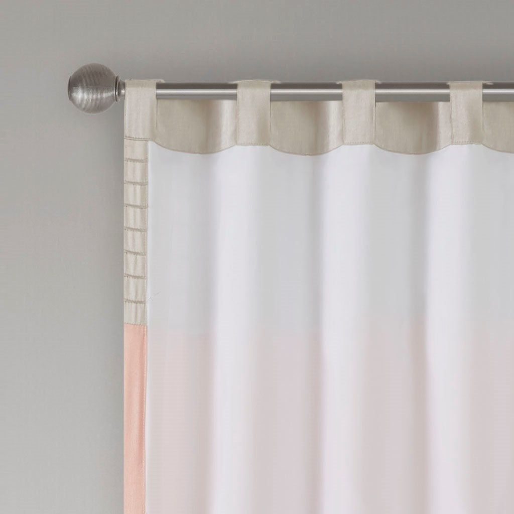 Polyoni Pintuck Curtain Panel (Only 1 Pc Panel)