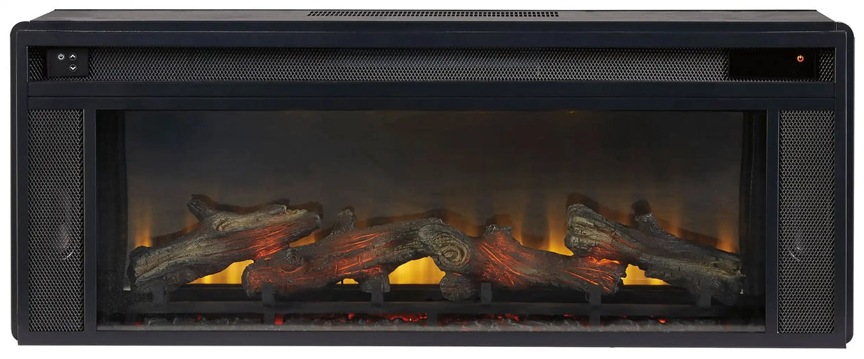 Entertainment Accessories - Fireplace Insert - Rectangular - Black - Best Buy Furniture