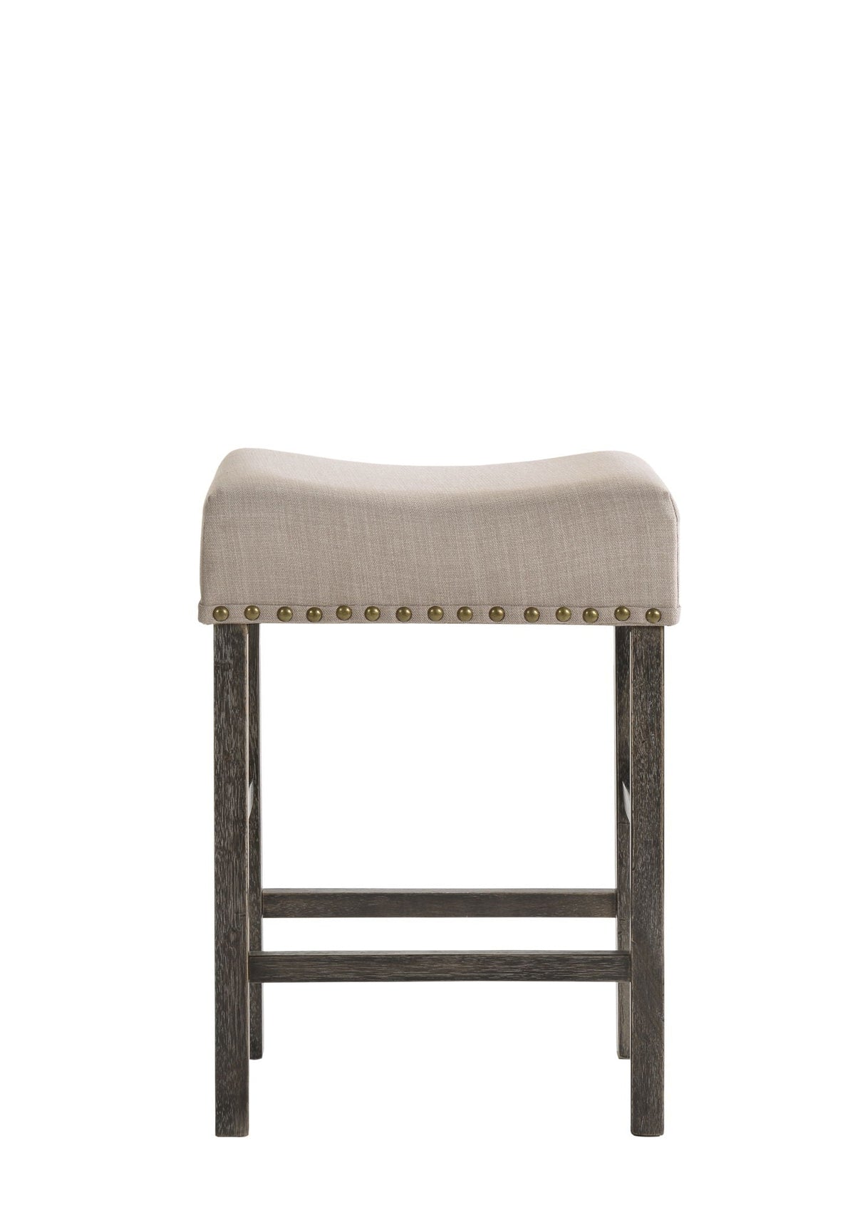 Martha II - Weathered Counter Height Stool (Set of 2) - Gray / Tan - Best Buy Furniture