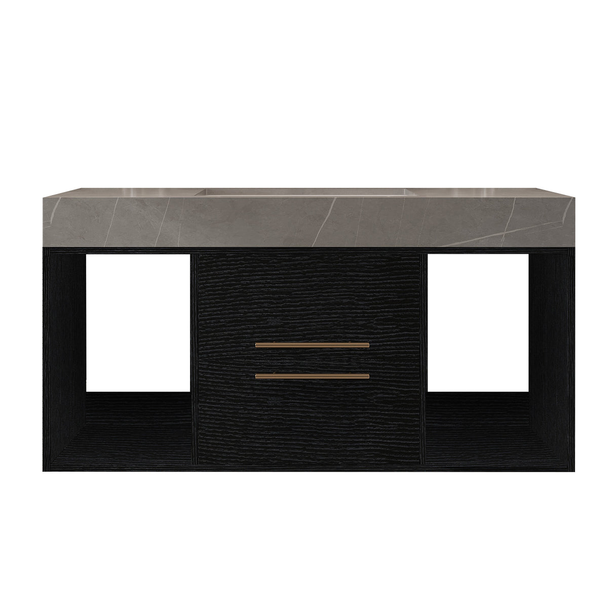39.4 Inches Single Contemporary Floating Bathroom Vanity