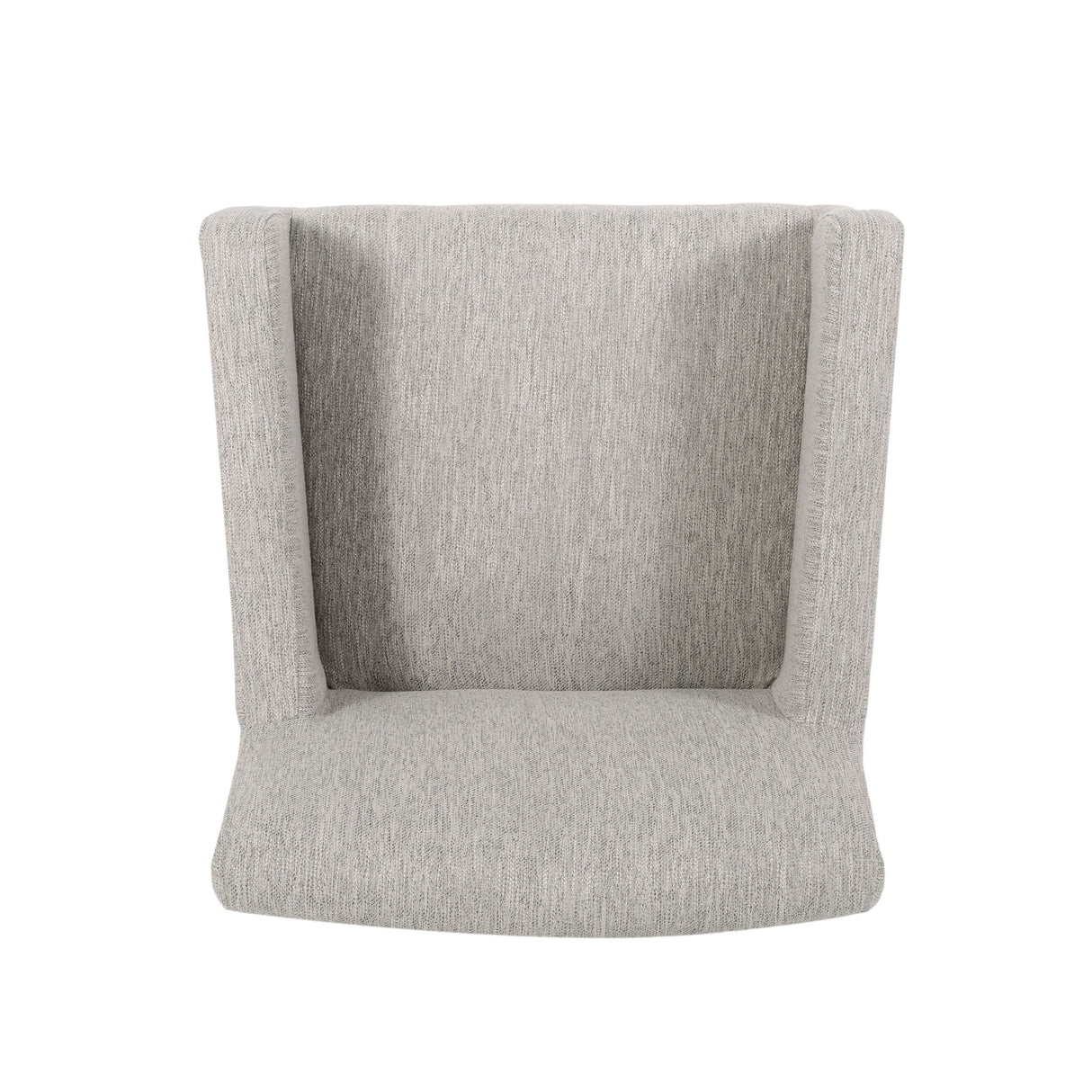 Charmed Upholstered Counter Stool With H Frame Base And Round Arms