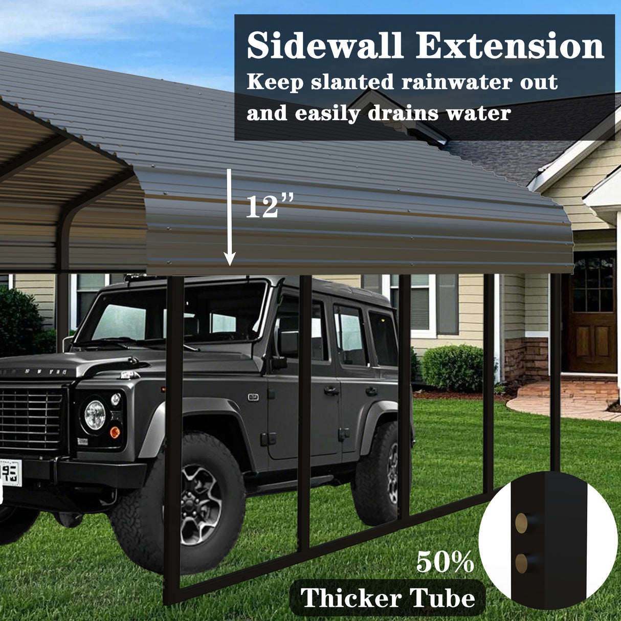 Heavy Duty Carport 20 x 20 Shelter