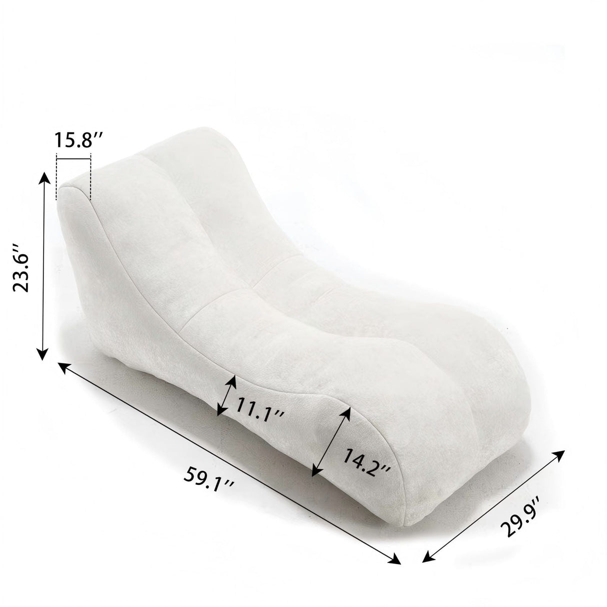 Creative Bean Bag Sofa Chair With High Quality Sponge Filling