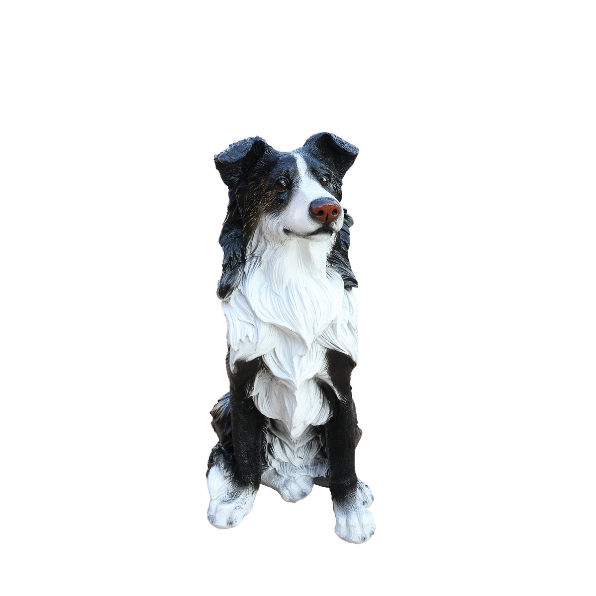 Outdoor Garden Border Collie Dog Statue Greeter