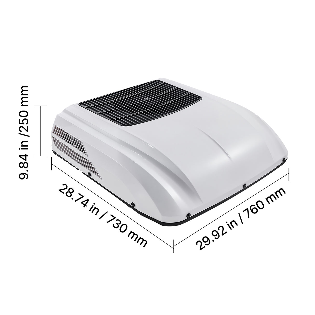 Truck Air Conditioner, 12V 10000 BTU Dual Cooling & Heating Unit
