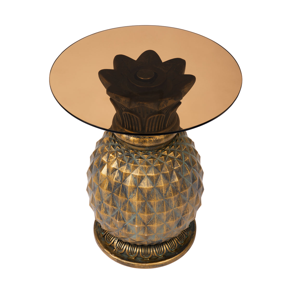 Yellow Pineapple Side Table