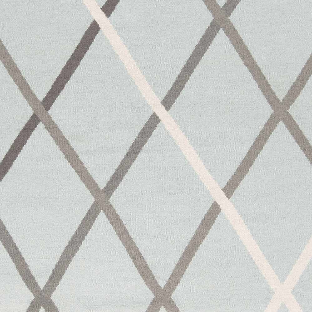 Darlaston Gray Trellis Wool Area Rug - Clearance
