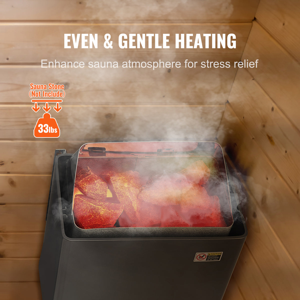 9KW Sauna Heater with Built-In Controls