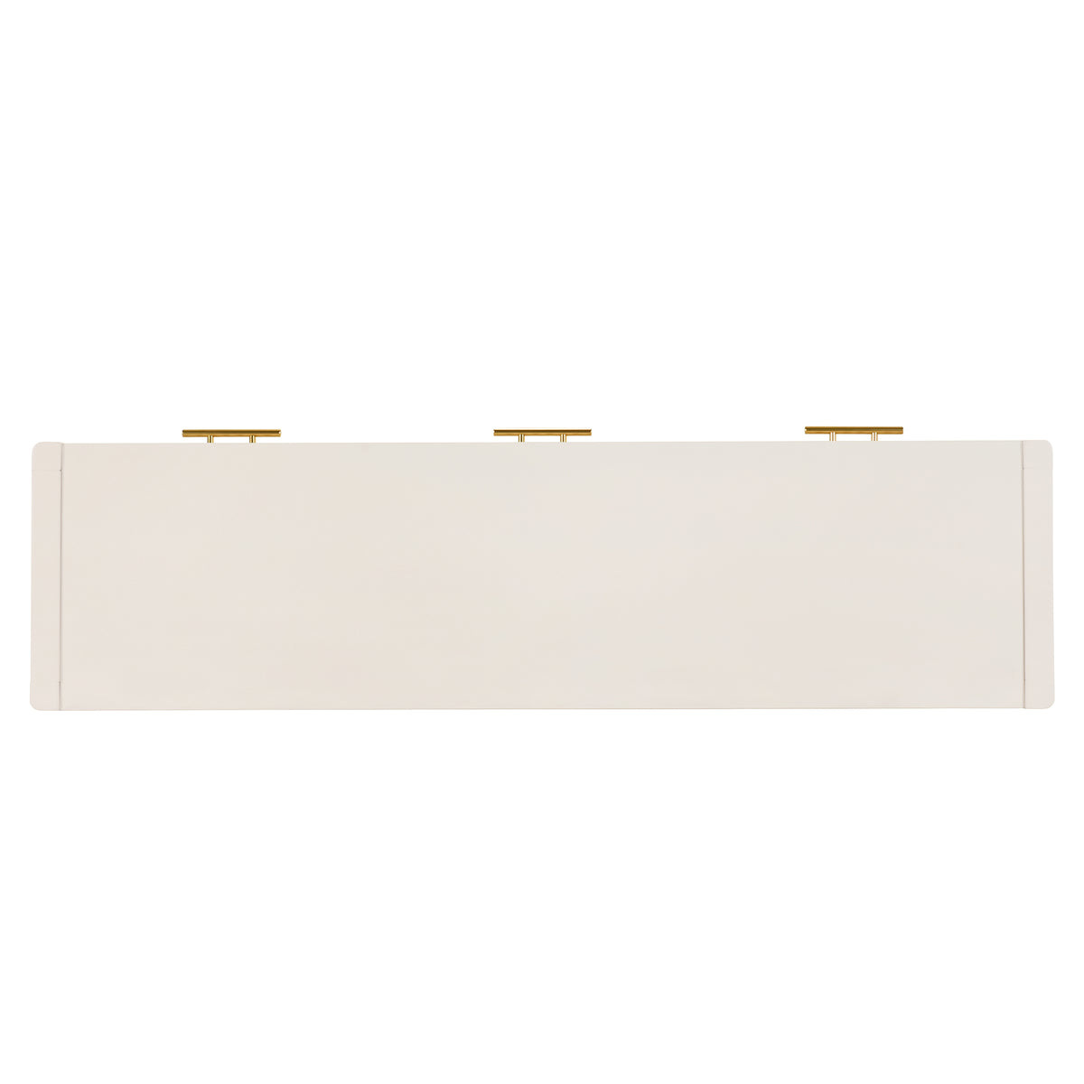 U Style 60" Painted Console Table with 3 Drawers