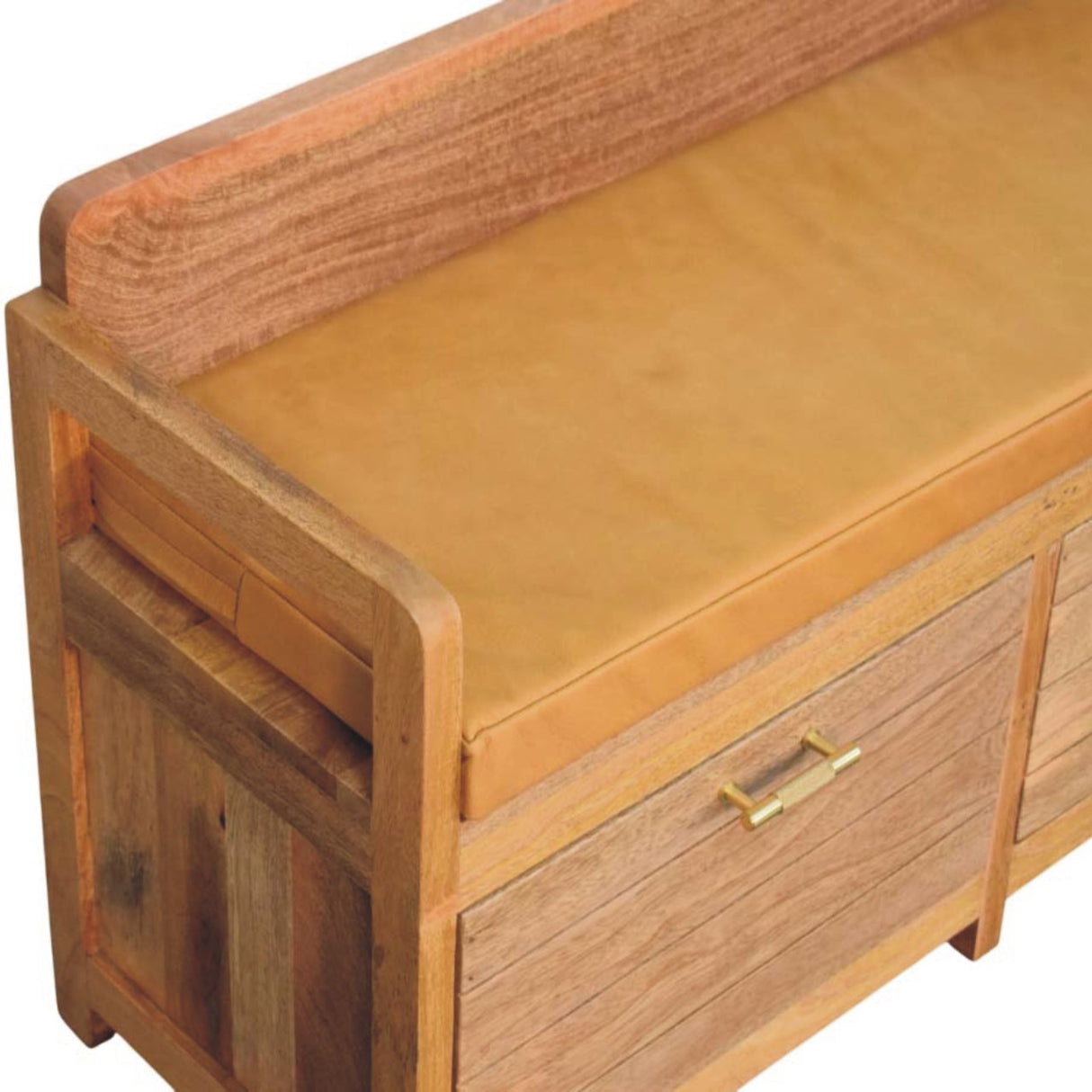Oxford Oak-ish 2-Drawer Storage Bench