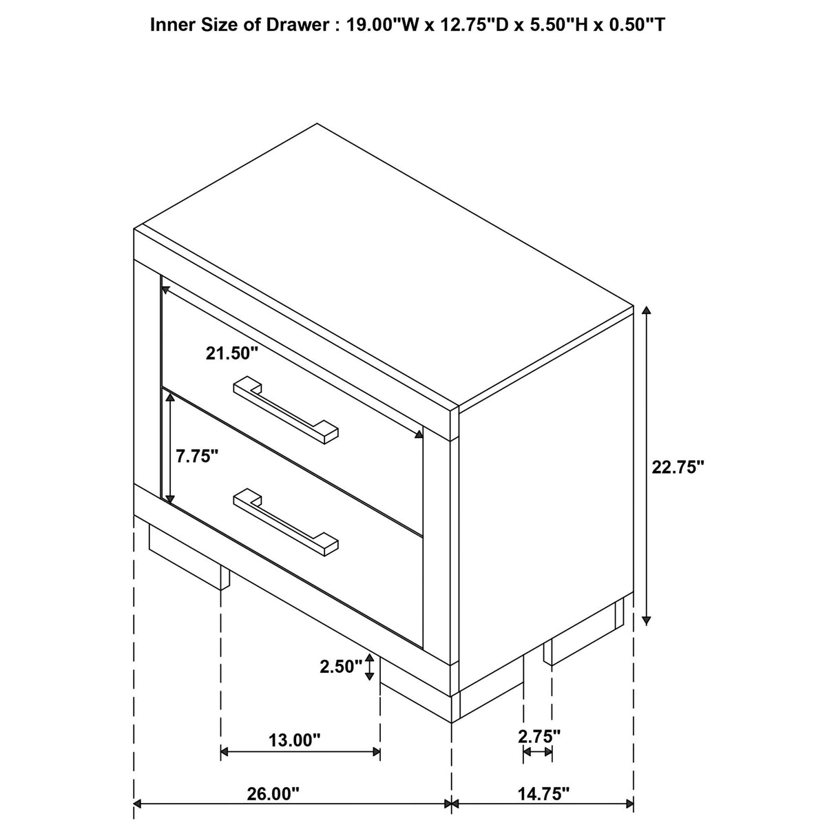 Tokyo - LED Bedroom Set