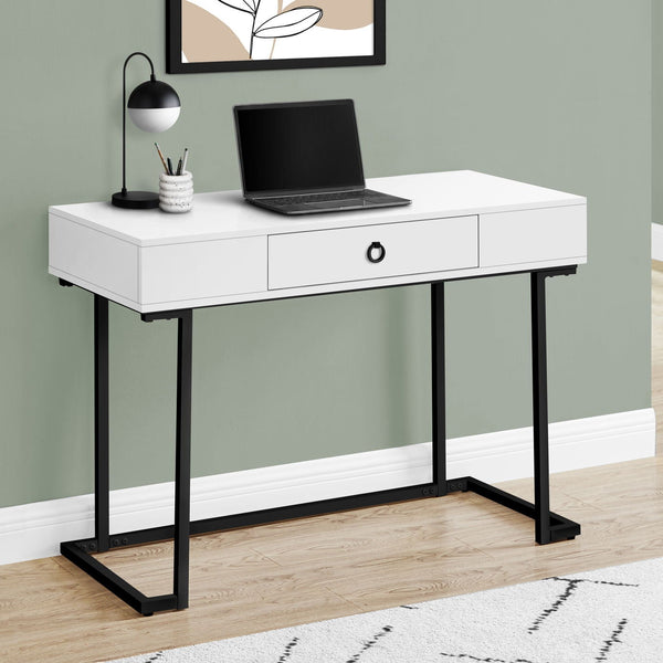 Computer Desk For Home Office, Glossy, Storage Drawer - Best Buy Furniture