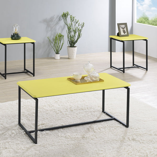 GT 3 Piece Carbon Fiber Wrap Coffee Table And End Table Set