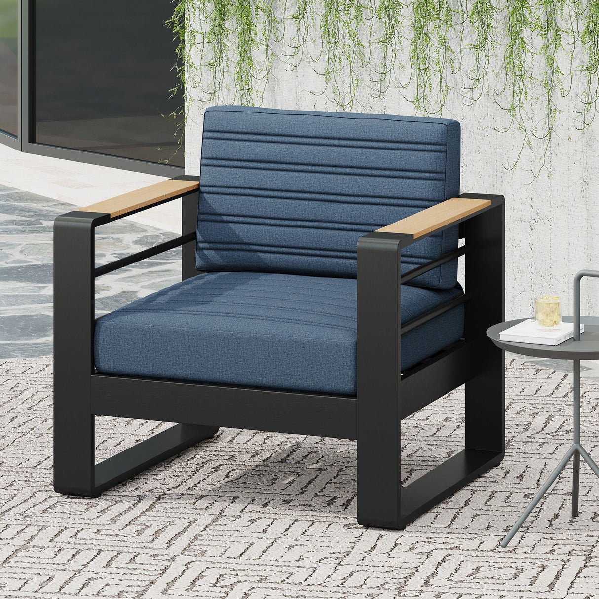 Giovanna - Club Chair Set With Aluminum Frame - Best Buy Furniture