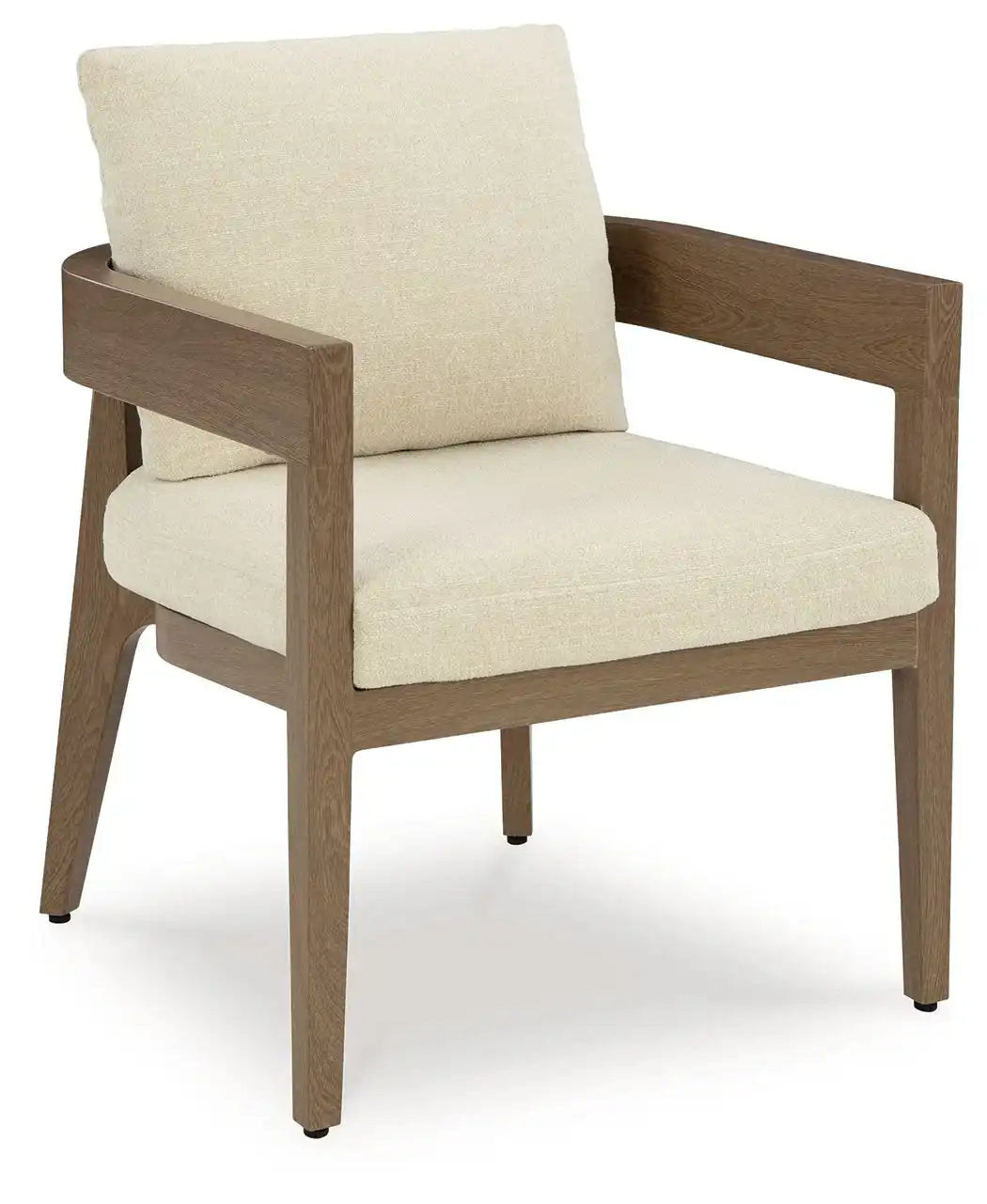 Serene Bay - Arm Chair With Cushion (Set of 2) - Dark Brown / White - Best Buy Furniture