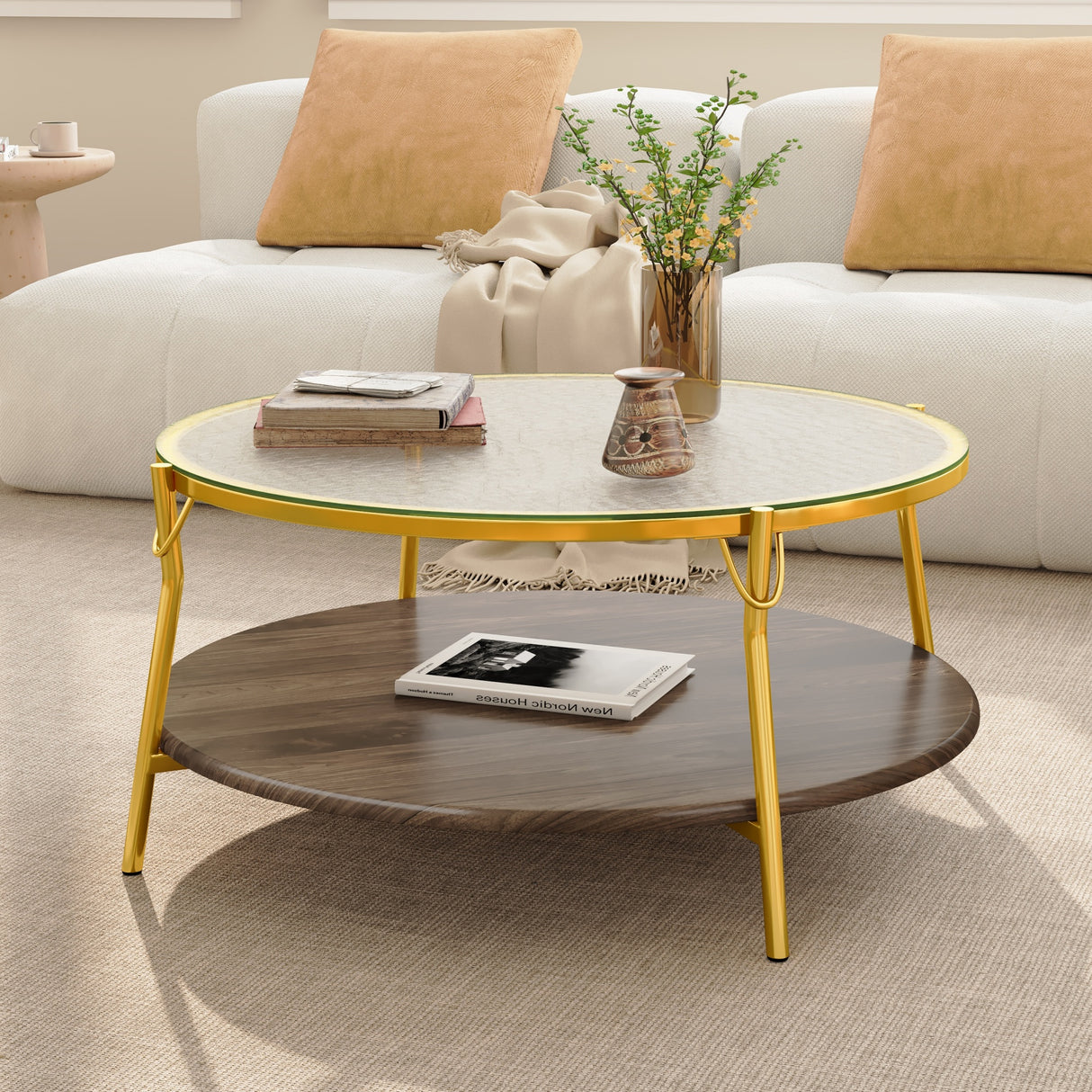 Modern Round Coffee Table