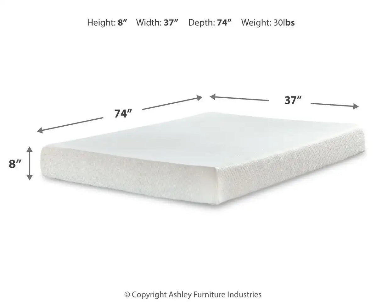 Chime 8 Inch Memory Foam - Medium Memory Foam Mattress - Best Buy Furniture