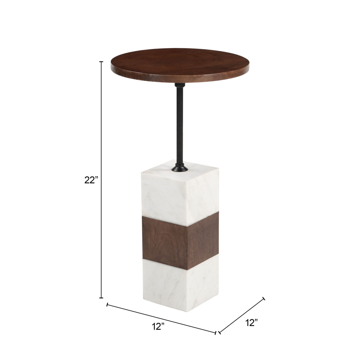 Zuo Modern Stuk Side Table